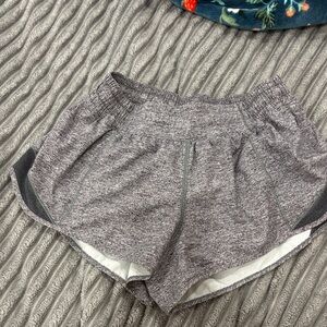 Lululemon Athletica Heathered Gray Athletic Shorts